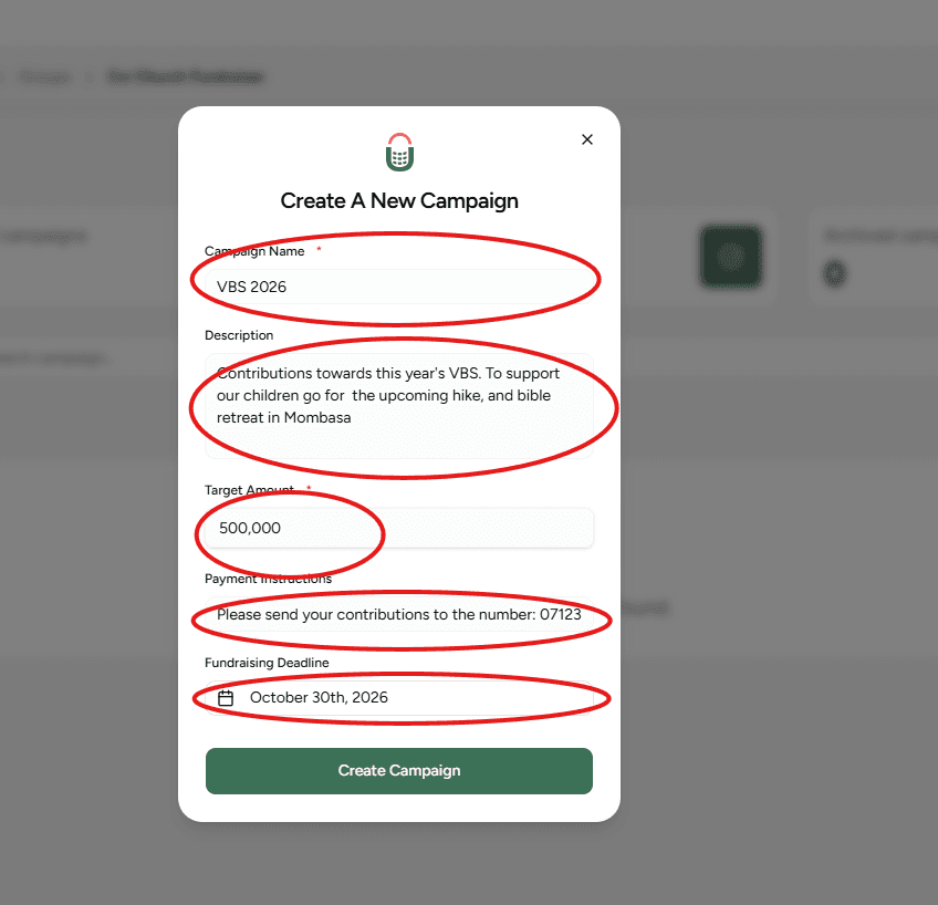 Guided steps for creating a group - Step 3