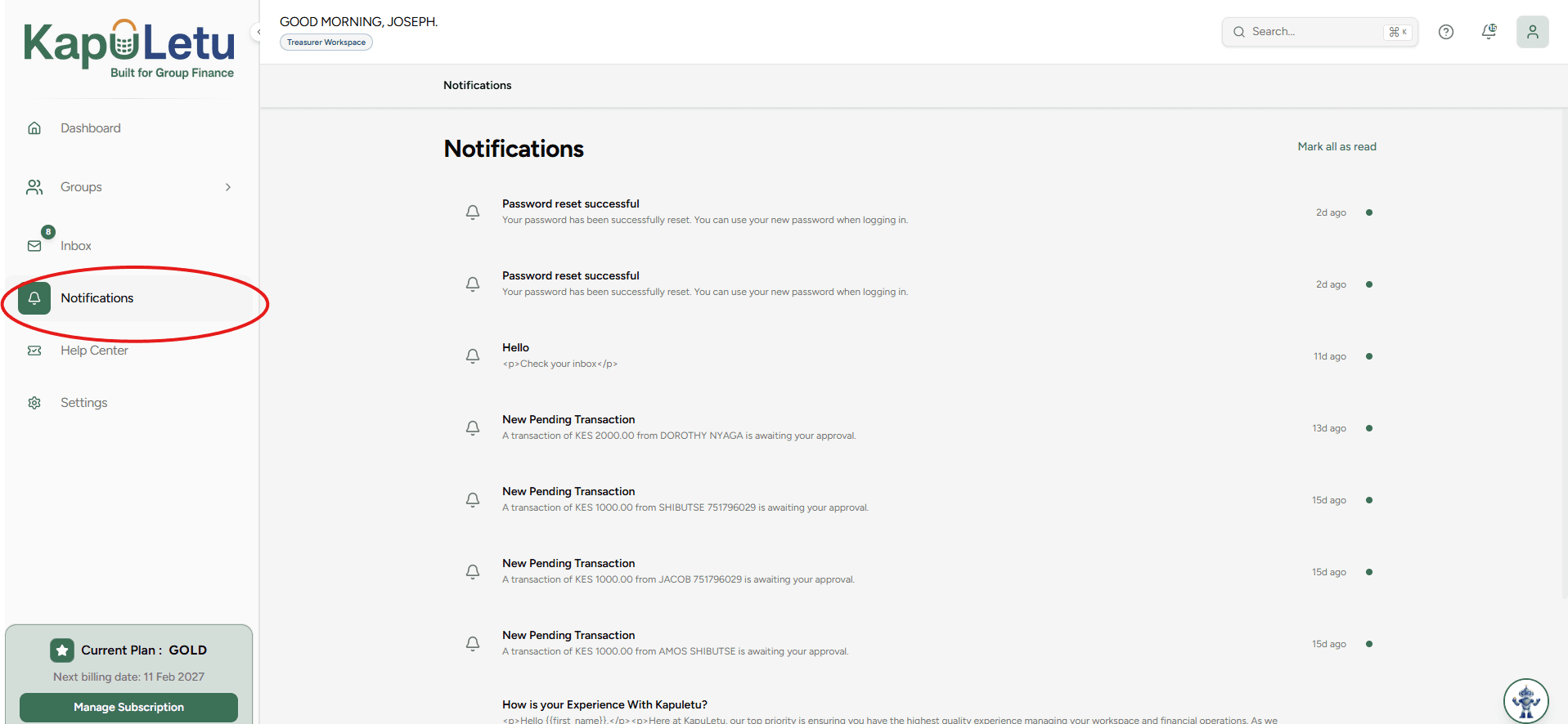 KapuLetu Workspace Layout Overview - Step 4